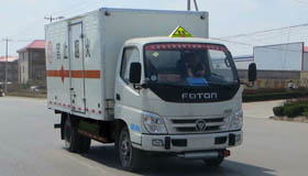 福田藍(lán)牌易燃?xì)怏w廂式運(yùn)輸車(chē)